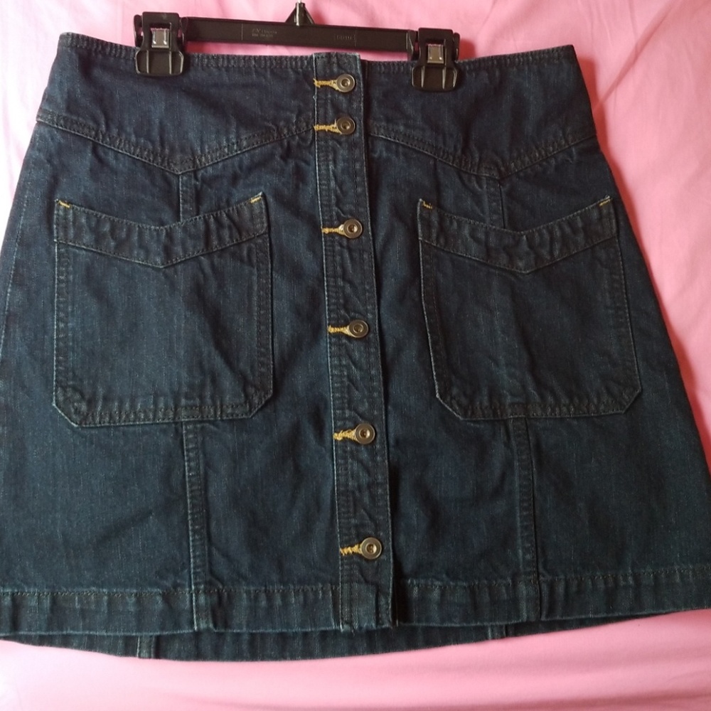 Free People denim mini